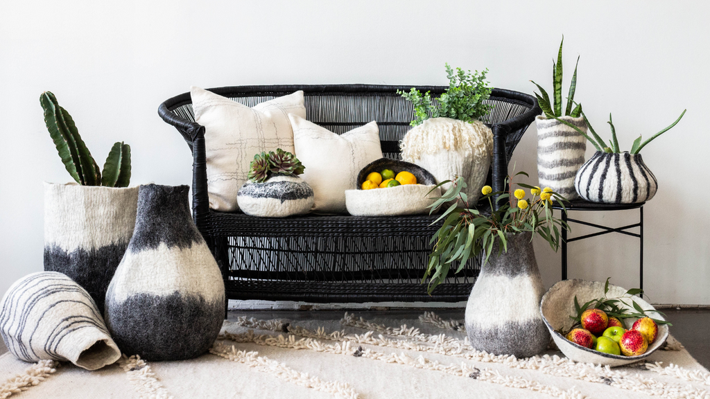 You Asked, We Answered: 3 Style Tips for Hand-Felted Planters