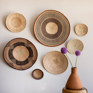 Binga Patterned Flat Baskets Kanju Interiors Unclassified