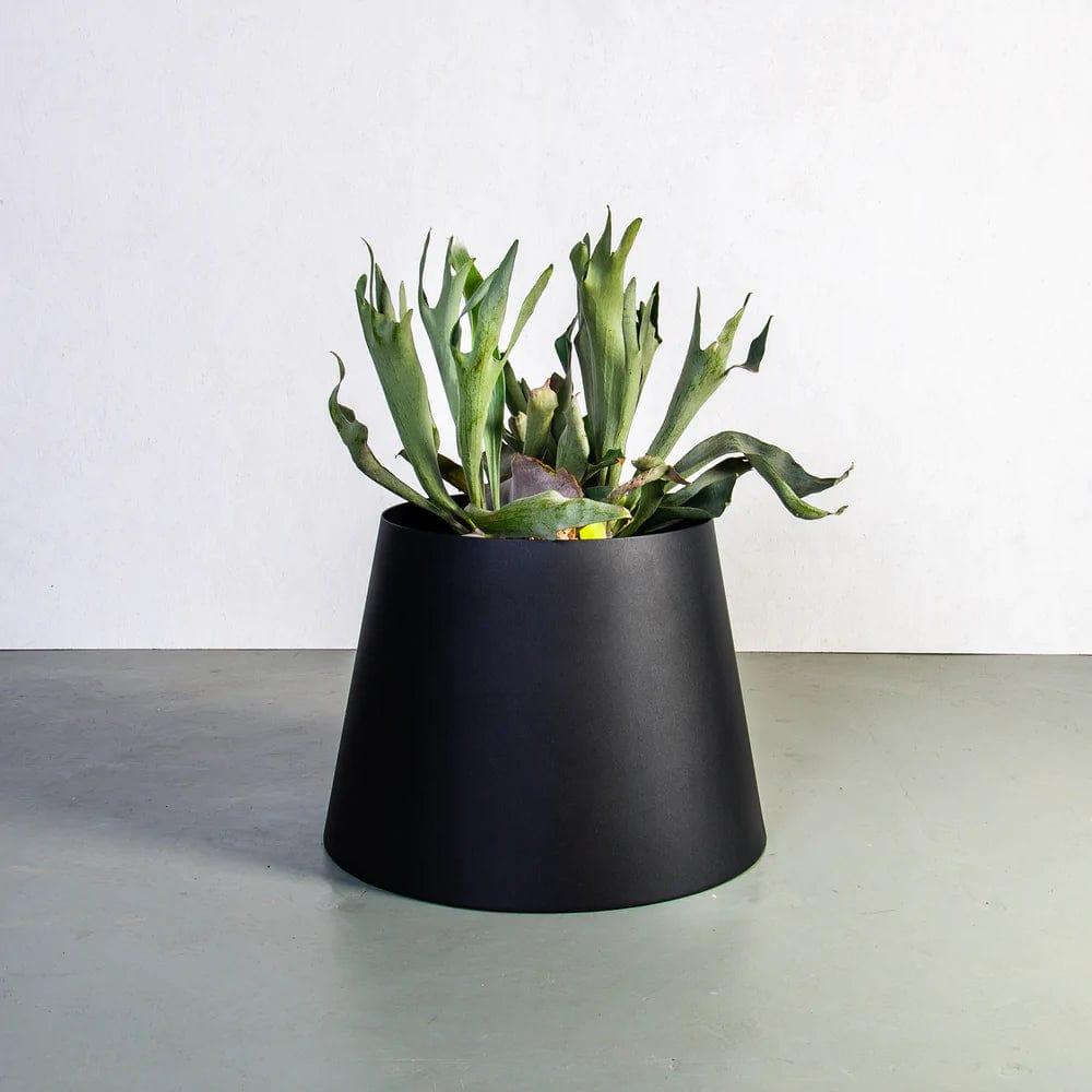 Conica Simple Steel Planters - Kanju Interiors