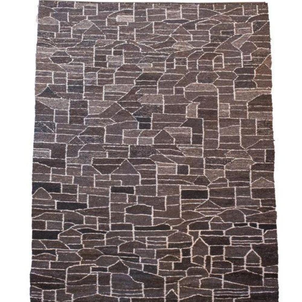 kanju interiors karoo crak rug crack design soft sturdy reversible wool karakul sheep natural color variation simple modern fibers spun woven long lasting fire resistant stain resistant sophisticated versatile