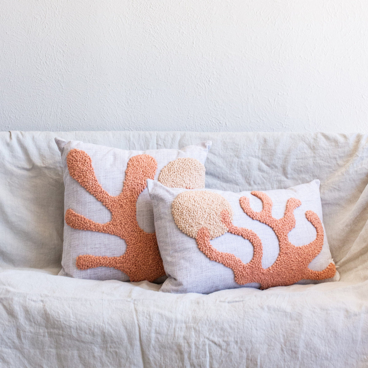 Sea Coral Pillow Kanju Interiors Pillow & Textiles